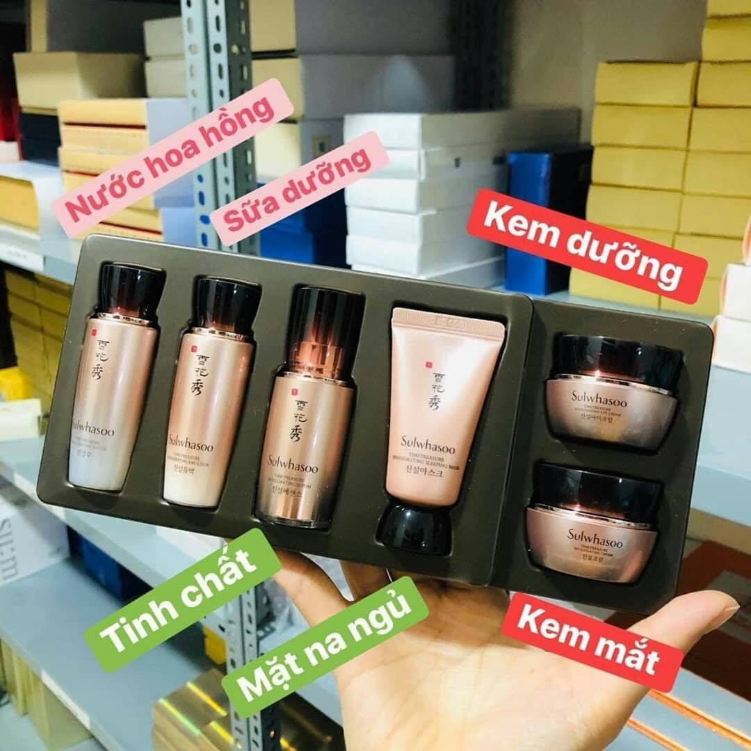 Set dưỡng da thông đỏ Sulwhasoo mini 6 sản phẩm mẫu mới
