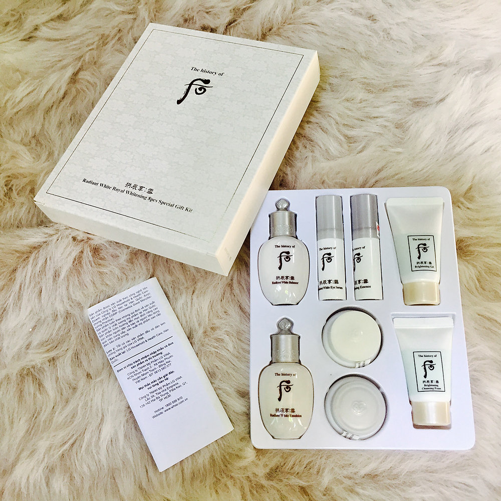 Set Whoo Seol 8 món dưỡng trắng da & trị nám