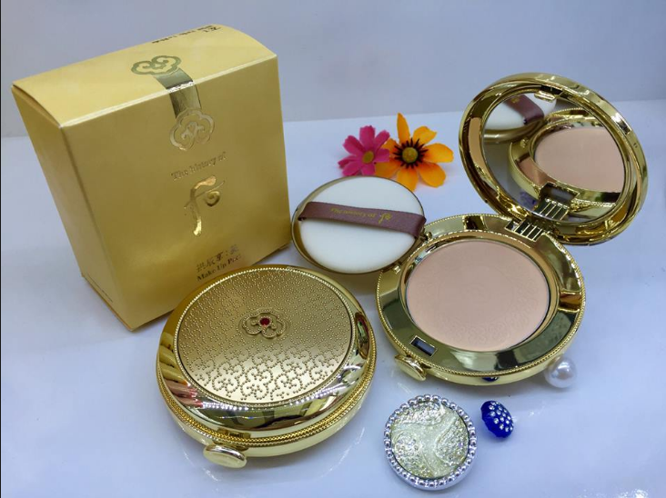Whoo Mi Makeup Pact - Phấn phủ dạng nén Whoo vàng Hoàng Cung cho da mịn màng