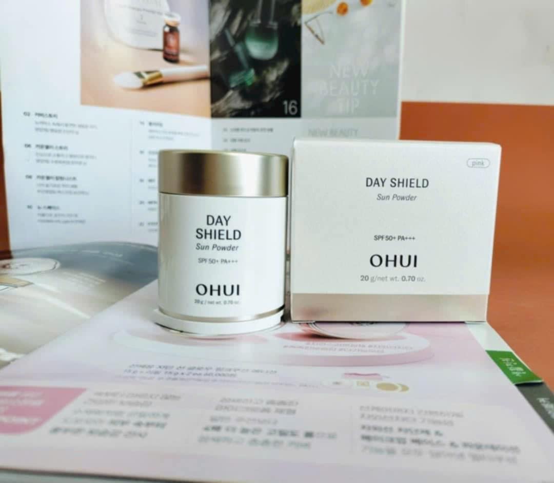 Phấn chống nắng Ohui Day Shield Sun Powder SPF50+/ PA+++ PHIÊN BẢN CHỐNG NẮNG HOÀN HẢO CHO DA DẦU